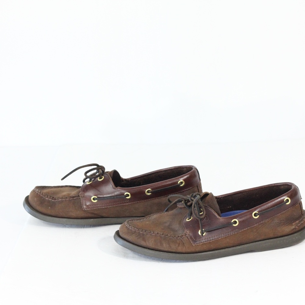 Sperry Authentic Original Boat Shoe Mens Brown - Picture 5 of 8